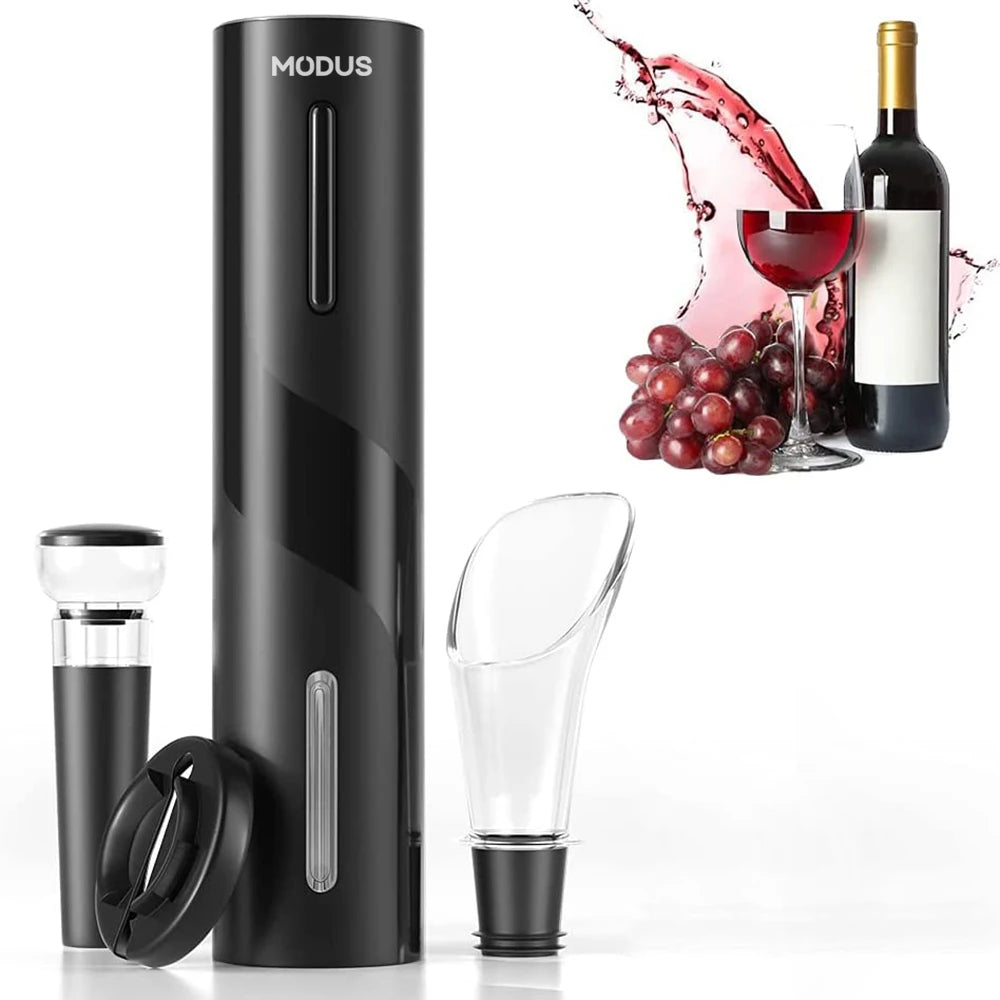 Abridor de Vinho Elétrico Premium – Praticidade, Elegância e Tecnologia na Hora de Abrir Seu Vinho