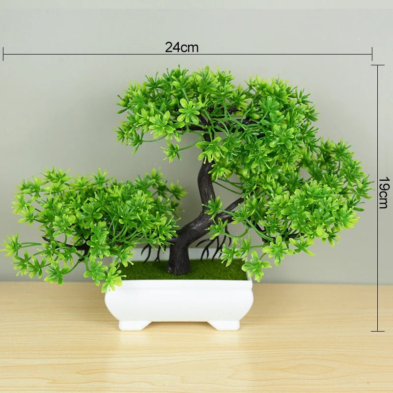 Bonsai Artificial Decorativo – Verde Natural para Sua Casa e Jardim - Family Star