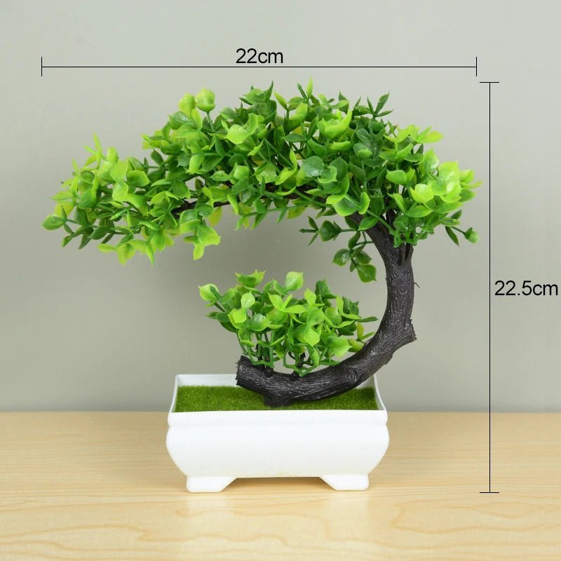 Bonsai Artificial Decorativo – Verde Natural para Sua Casa e Jardim - Family Star