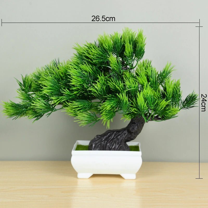 Bonsai Artificial Decorativo – Verde Natural para Sua Casa e Jardim - Family Star