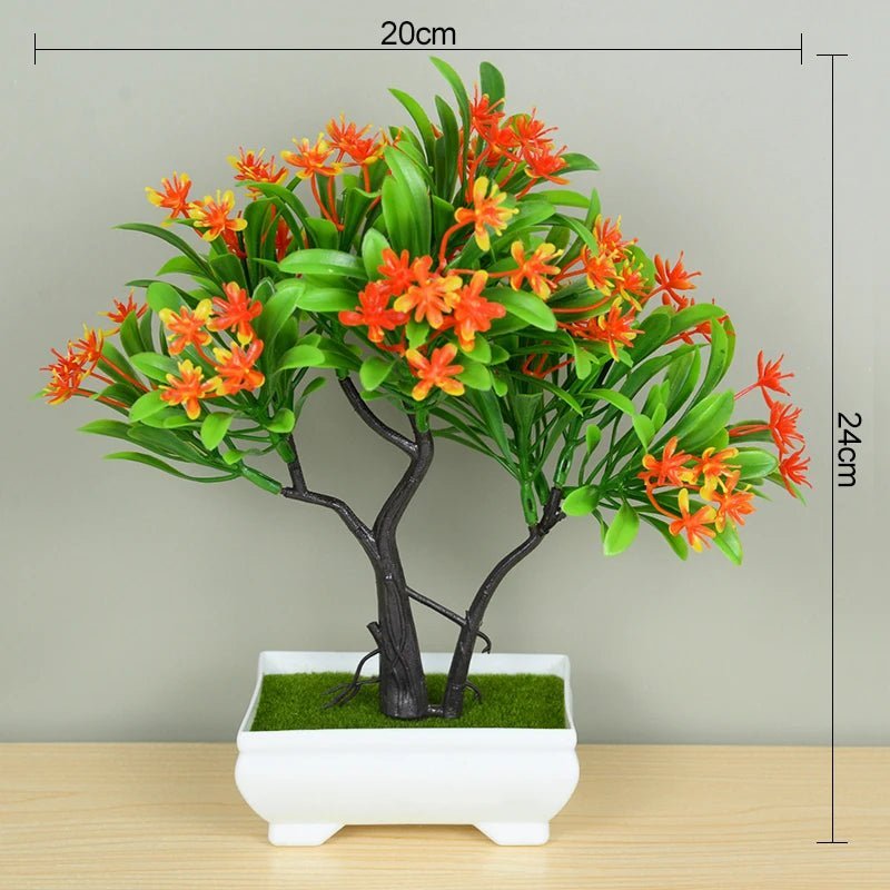 Bonsai Artificial Decorativo – Verde Natural para Sua Casa e Jardim - Family Star