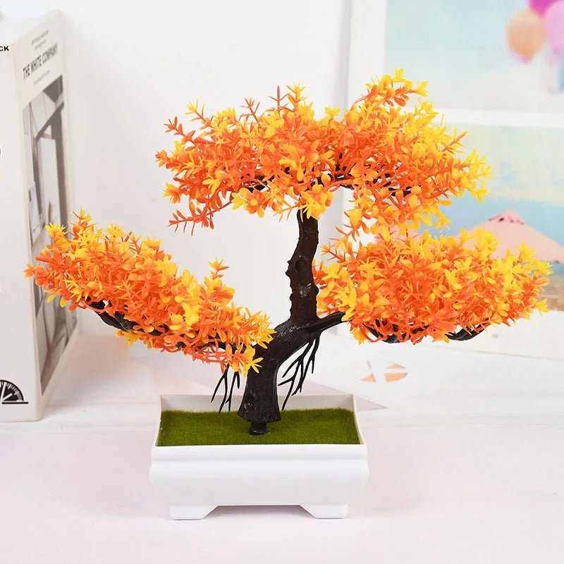 Bonsai Artificial Decorativo – Verde Natural para Sua Casa e Jardim - Family Star