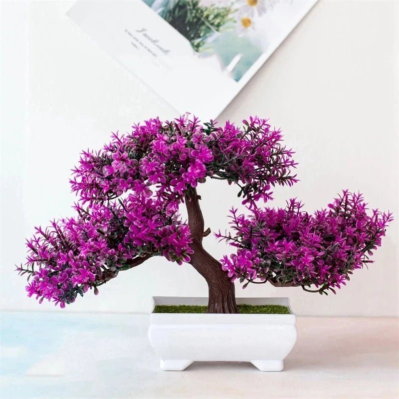 Bonsai Artificial Decorativo – Verde Natural para Sua Casa e Jardim - Family Star