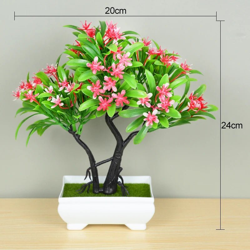 Bonsai Artificial Decorativo – Verde Natural para Sua Casa e Jardim - Family Star