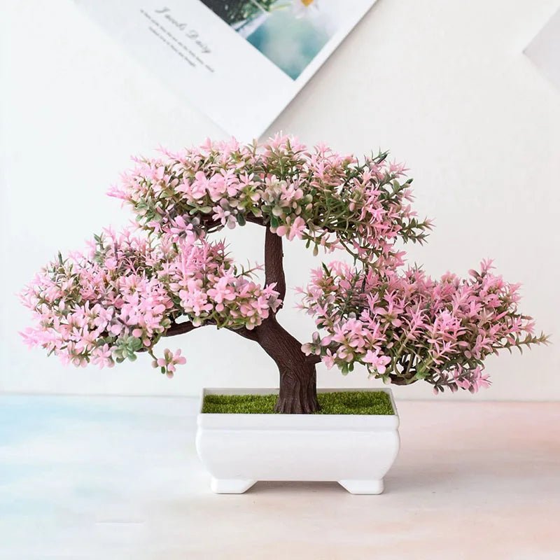 Bonsai Artificial Decorativo – Verde Natural para Sua Casa e Jardim - Family Star