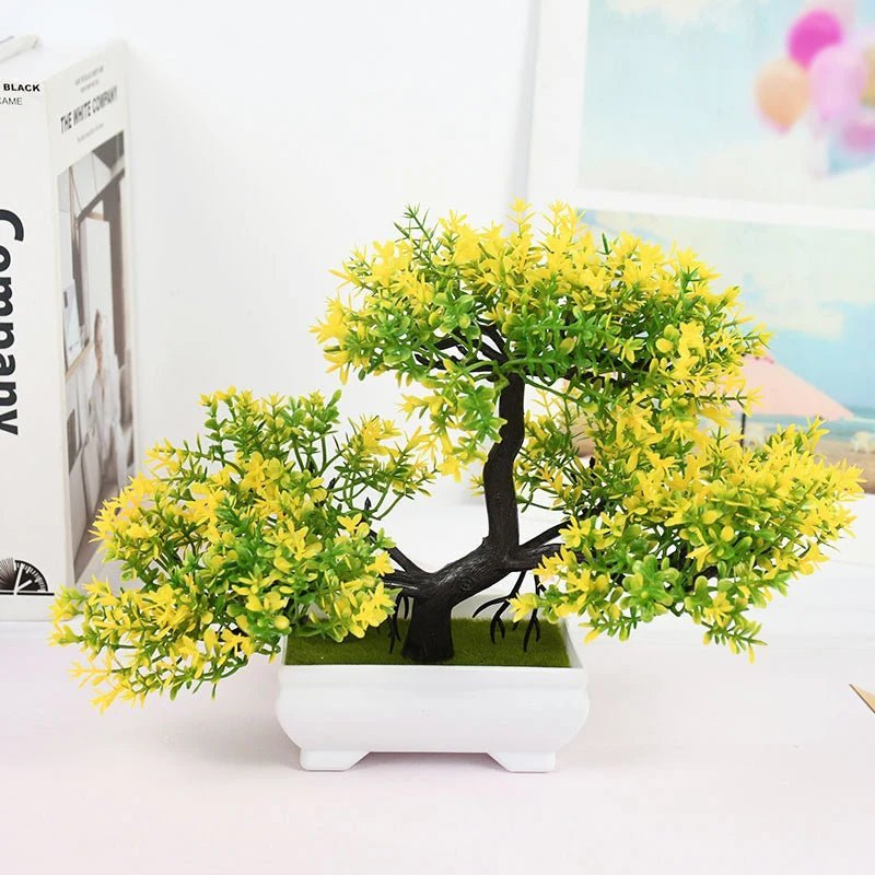 Bonsai Artificial Decorativo – Verde Natural para Sua Casa e Jardim - Family Star