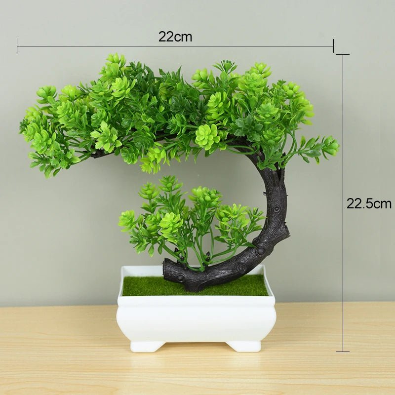 Bonsai Artificial Decorativo – Verde Natural para Sua Casa e Jardim - Family Star