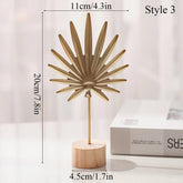 Escultura de Folha Ginkgo em Dourado – Luxo e Elegância para sua Casa ou Escritório - Family Star